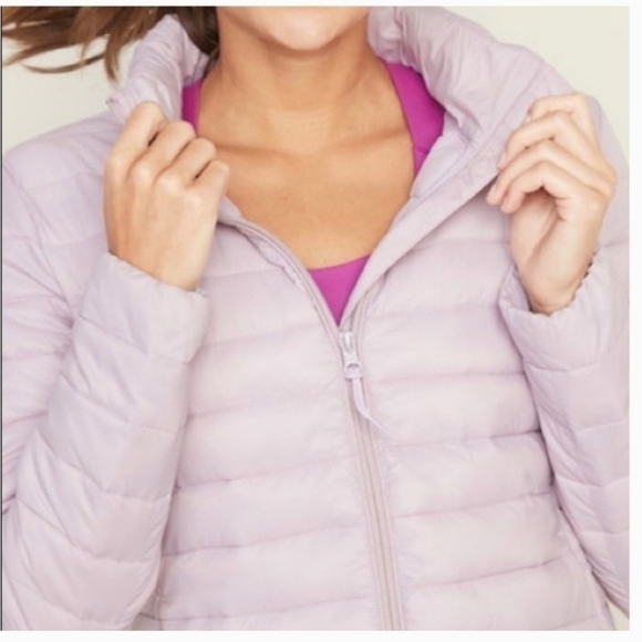 Packable Puffer Jacket in Lilac - Picture 2 of 14